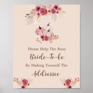 Poster Fall In Love Help The Busy Bride Address 