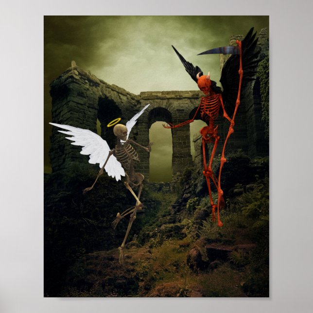 Poster Fallen Angel Demon Devil (Devant)