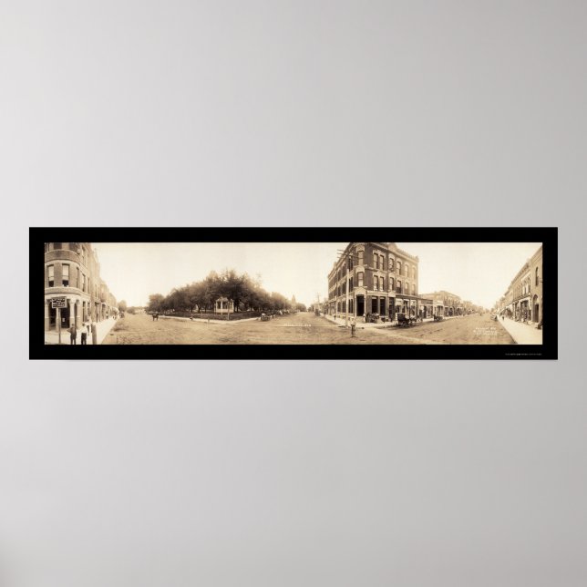 Poster Falls City, NE Photo 1908 (Devant)