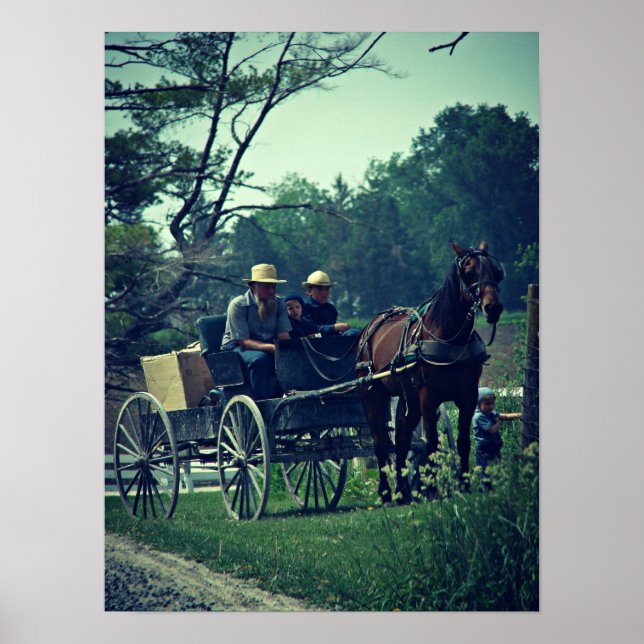 Poster Famille Amish (Devant)