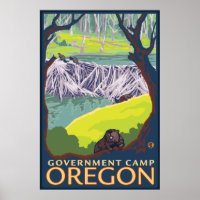 Famille Beaver - Camp du gouvernement, Oregon