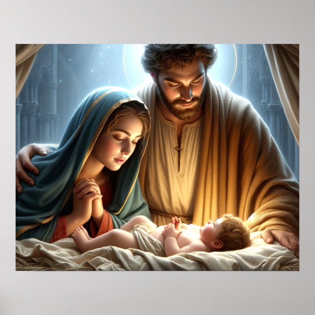 Poster Famille de Noël (Devant)