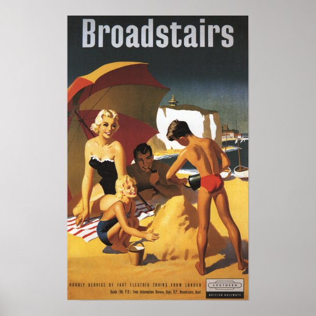 Poster Famille des chemins de fer britanniques du sud sur (Devant)