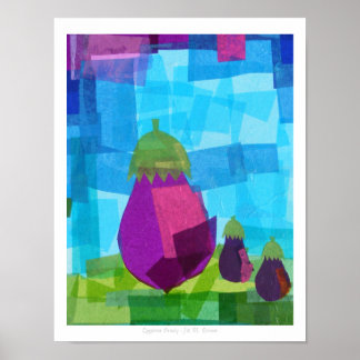 Poster Famille Eggplant