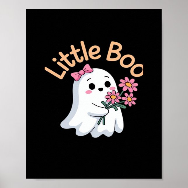 Poster Famille Halloween Boo Cute (Devant)