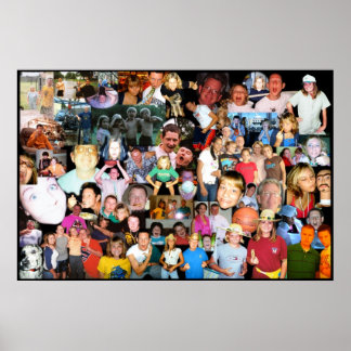 Poster Famille Justin Collage