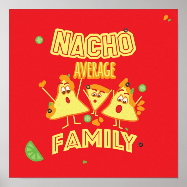 Poster Famille moyenne Nacho (Devant)