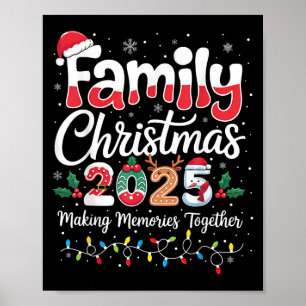 Poster Famille Noël 2025 Matching tenue Xmas Squad S