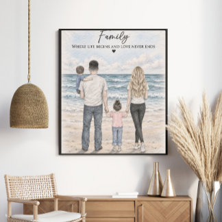 Poster Famille où la vie commence et l'amour ne finit jam