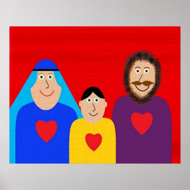 POSTER FAMILLE SAINTE (Devant)