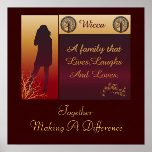 Poster Famille Wicca