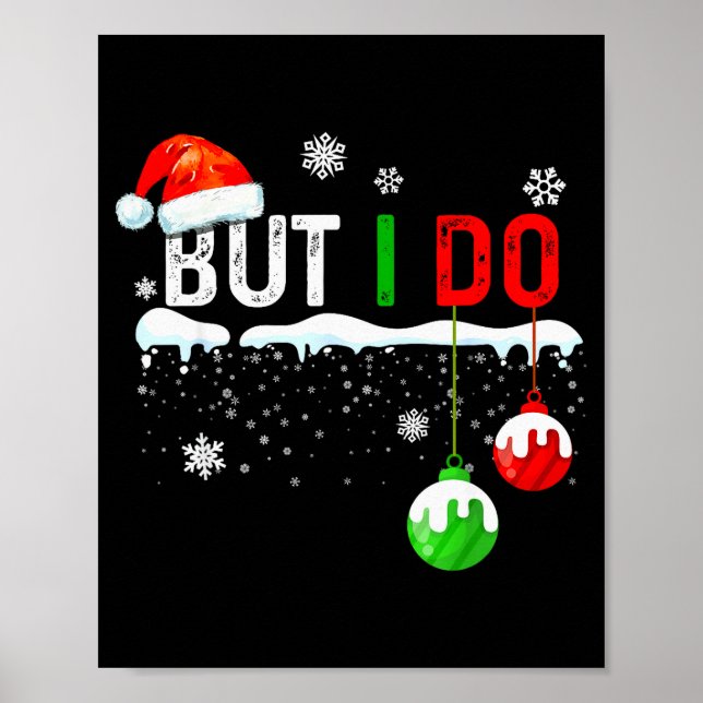 Poster Family Christmas Pajamas Matching But I Do  (Devant)