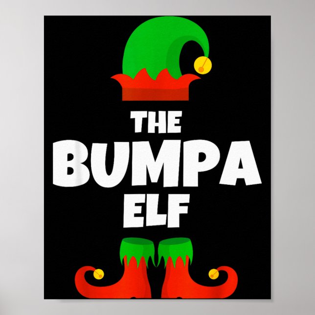 Poster Family I'm The Bumpa Elf Christmas Matching Pajama (Devant)