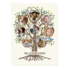 Family Tree Photo Collage 8 Photos Nom Lt Beige