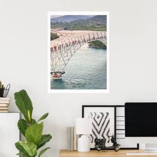 Poster Famous San Juanico Bridge, Ph. - 