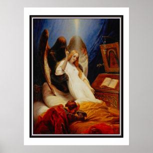 Poster Famous Vintage Angel of the Death 1851