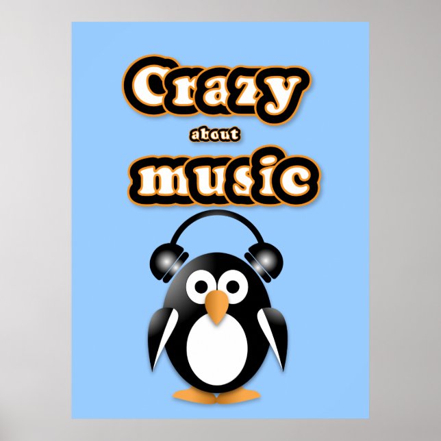 Poster fan de musique Penguin (Devant)