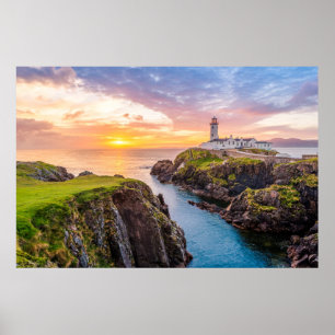 Poster Fanad Head Lighthouse Co.   Donegal Irlande