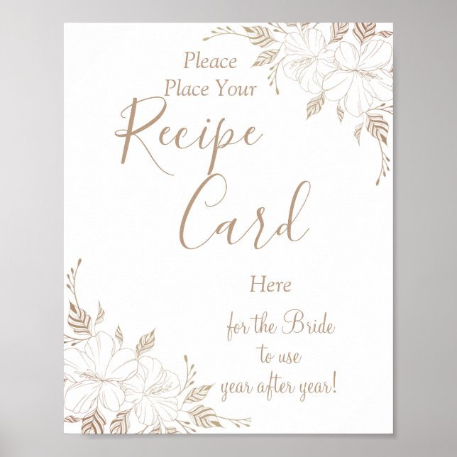Poster Fancy Lines Recette Cartes signe de jeu douche nup (Devant)