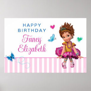 Poster Fancy Nancy de Disney pour l'anniversaire d'une fi