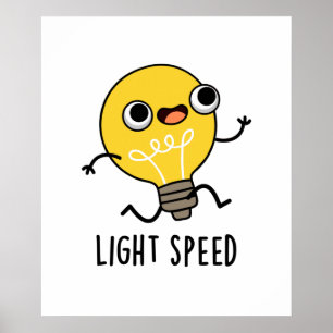 Poster Fantaisie de vitesse lumineuse