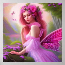 Fantaisie Rose Fée Princesse Art Grande