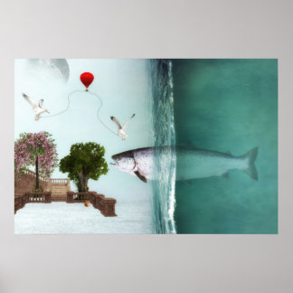 Poster Fantasie Welt