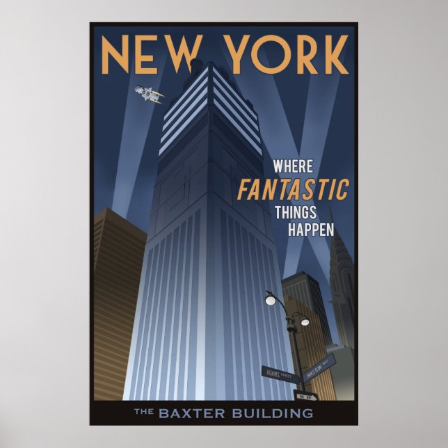 Poster Fantastique New York (Devant)