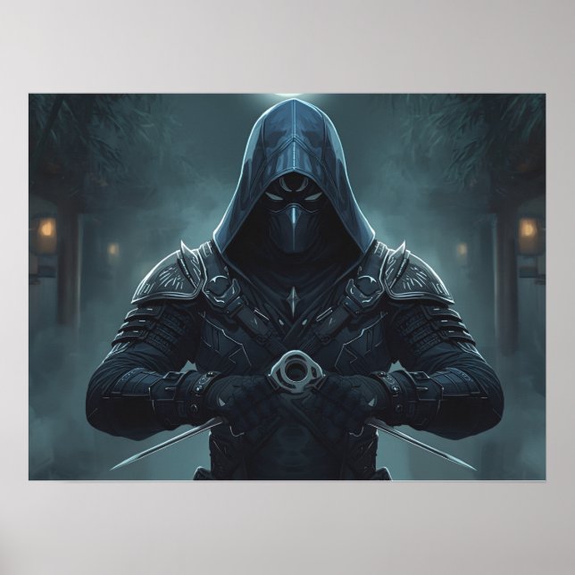 Poster Fantasy Art: “The Whisperer of Arcane Shadows” (Devant)