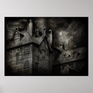 Poster Fantasy - Haunted - It was a dark and stormy night
