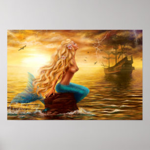 Poster Fantasy mermaid
