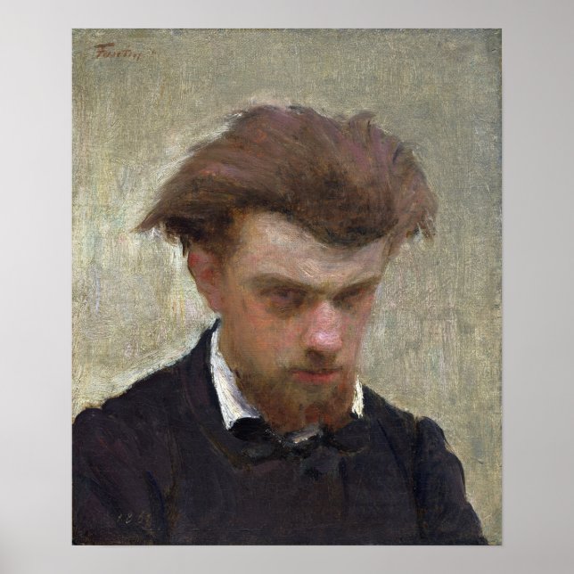 Poster Fantin-Latour - Autoportrait (Devant)