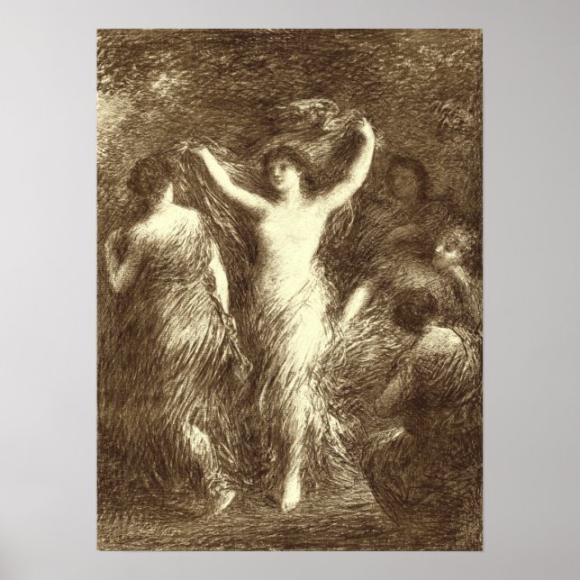Poster Fantin-Latour - Danse (Devant)
