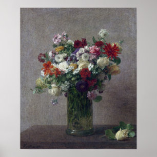 Poster Fantin-Latour - Fleurs De Normandie