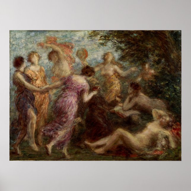 Poster Fantin-Latour - La Tentation De St. Anthony (Devant)