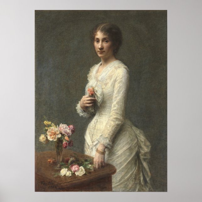 Poster Fantin-Latour - Mme Lerolle (Devant)