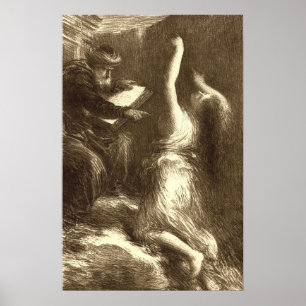 Poster Fantin-Latour - Parsifal Acte II Evocation Kundry