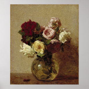 Poster Fantin-Latour - Roses