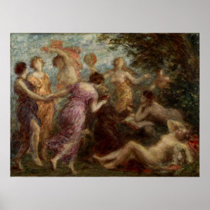 Poster Fantin-Latour - The Temptation Of St. Anthony