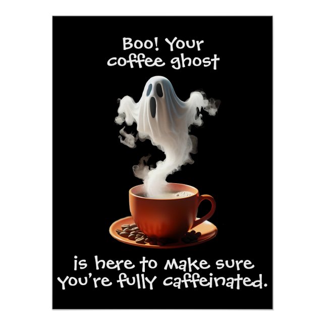 Poster Fantôme de café (Devant)