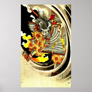 Poster Fantôme de guerrier Tomomori 1880