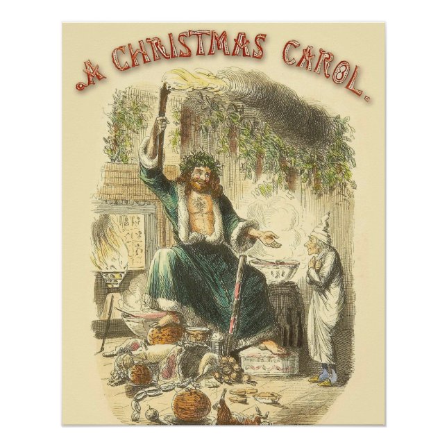 Poster Fantôme de Noël Présent Scrooge (Devant)