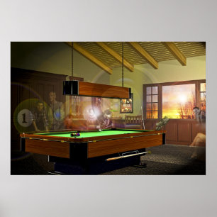Poster Fantômes de pool