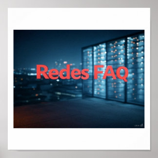 Poster FAQ Redes