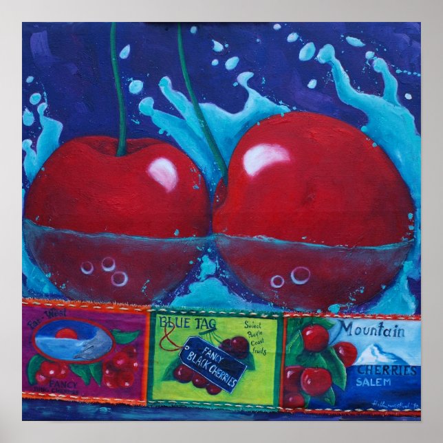 Poster Far West Cherries (Devant)