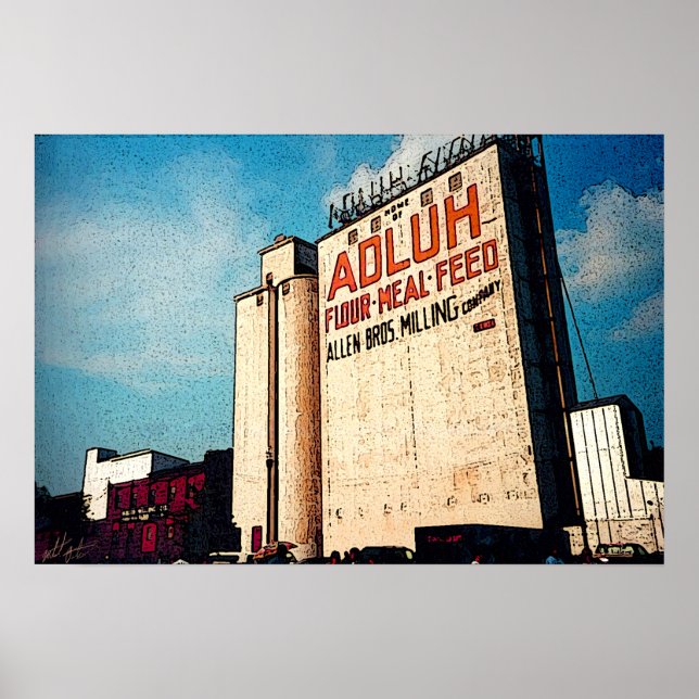 Poster Farine Adluh (Devant)