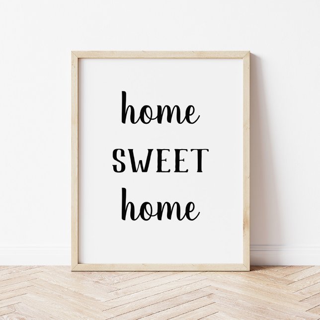 Poster Farmhouse moderne Accueil Sweet Home Imprimer (Créateur téléchargé)