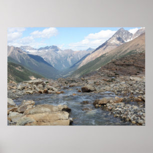 Poster Farnham Jumbo Mountain Melting Glacier Cross