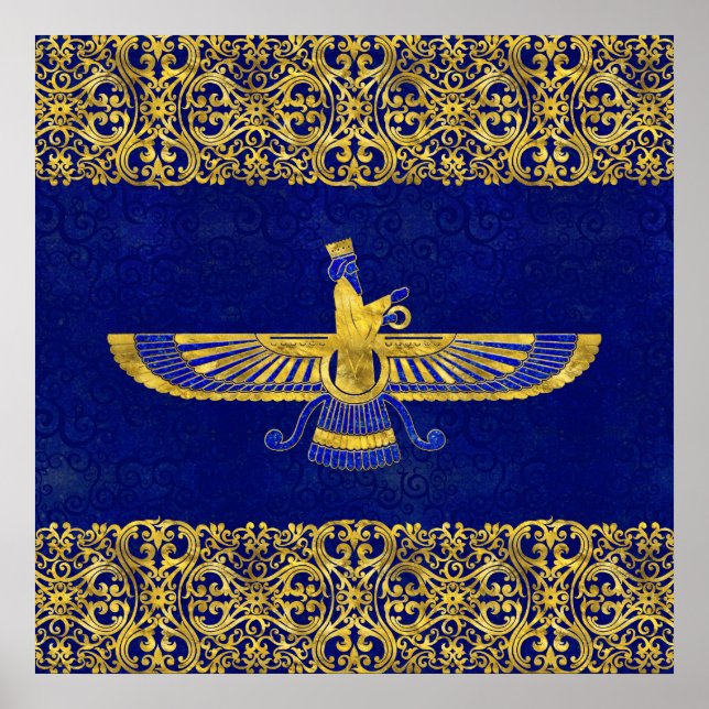 Poster Farohar - faravahar - Fravashi (Devant)