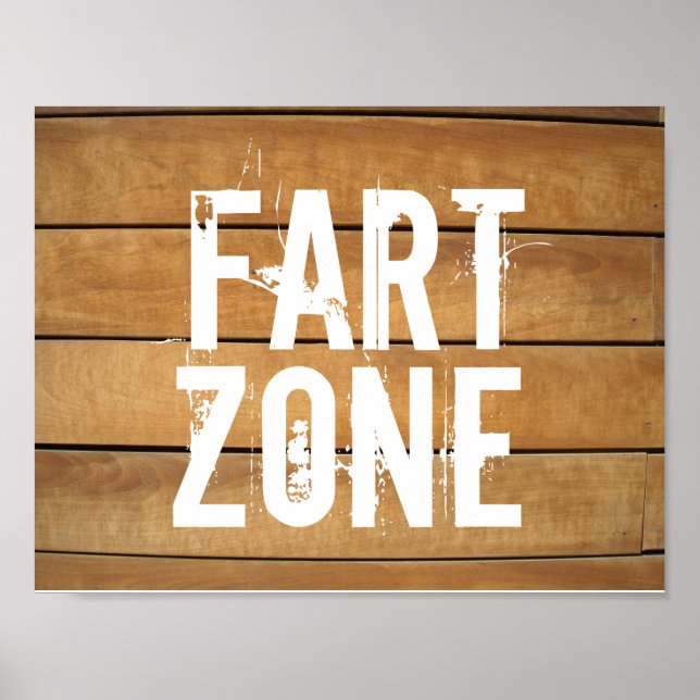 Poster FART ZONE Signes rustiques (Devant)